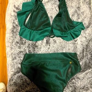 Bikini Green size small brand playa sha !